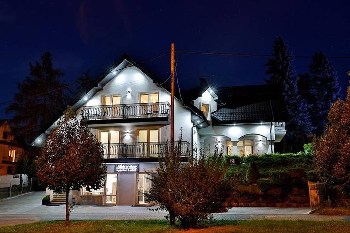 Dom gościnny dla 2 osób, z widok i basen oraz ogród i balkon w Rabka-Zdrój