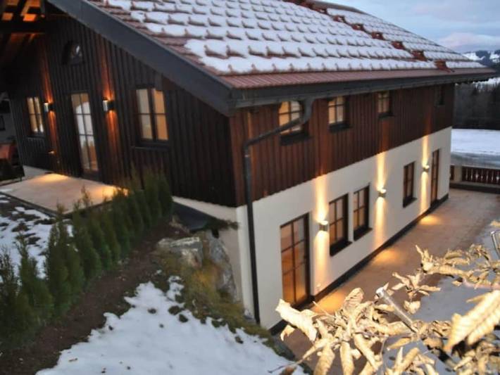 Chalet für 8 Personen, mit Terrasse und Sauna in Steibis