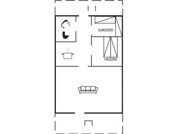 Ferienhaus für 4 Personen in Houvig Strand, Holmsland Klit, Bild 1