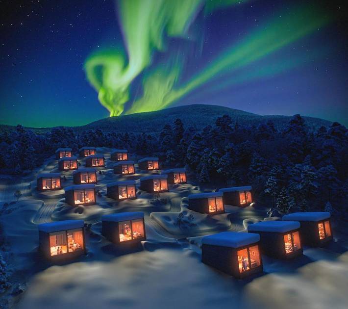 Hôtel pour 4 personnes, avec sauna