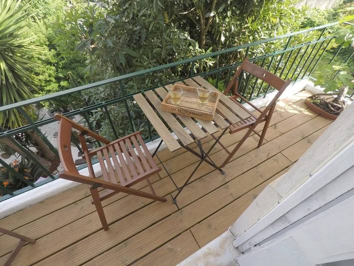 Casa de huéspuedes para 3 personas, con vistas además de jardín y terraza en Coimbra