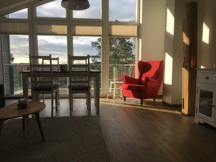 Ferienwohnung für 4 Personen, mit Balkon und Sauna