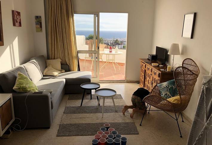 Location de vacances pour 4 personnes, avec jardin à Nerja