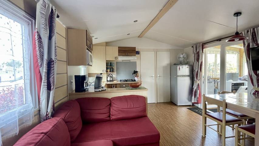 Mobil home pour 4 personnes, avec jardin à Saint-Augustin