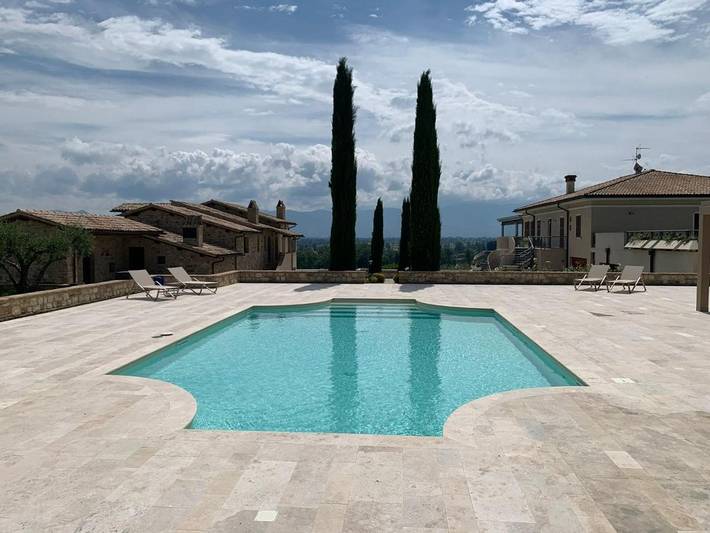 Location de vacances pour 2 personnes, avec jardin ainsi que piscine et vue à Bevagna - 4