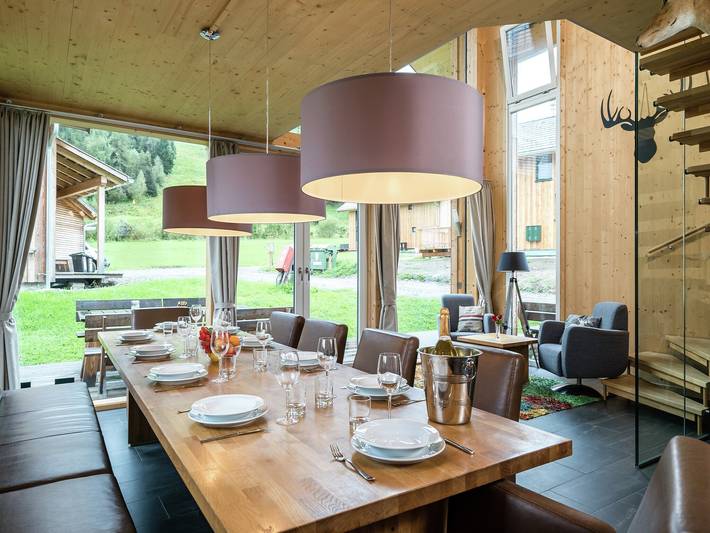 Chalet für 12 Personen, mit Terrasse und Garten sowie Sauna, kinderfreundlich - 1