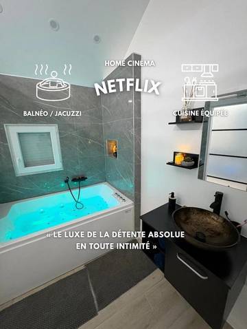 Location de vacances pour 2 personnes, avec jacuzzi à Clermont (Oise)