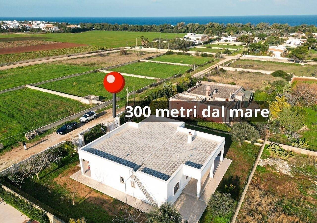 Villa 300 Meter vom Strand entfernt, mit privatem Parkplatz in Pantanagianni, Carovigno