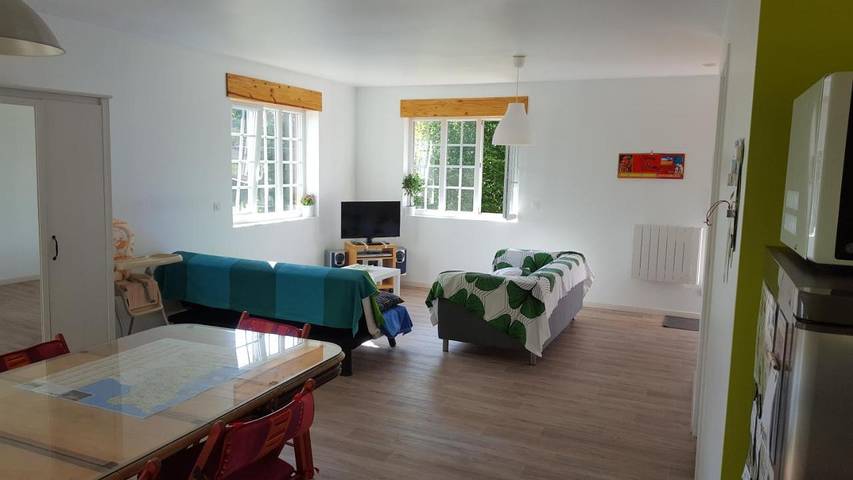 Location de vacances pour 5 personnes, avec vue et jardin, adapté aux familles à Saint-Pierre-Langers - 3