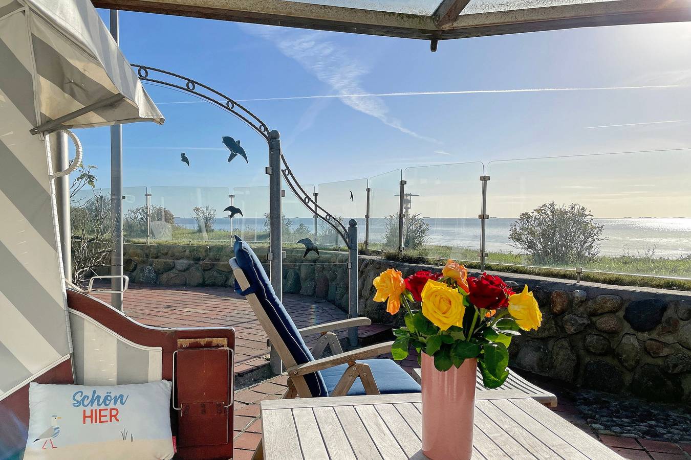 Huus Lüttenblick Whg. Seepferdchen, Fehrstieg in Raucherstrand, Wyk auf Föhr