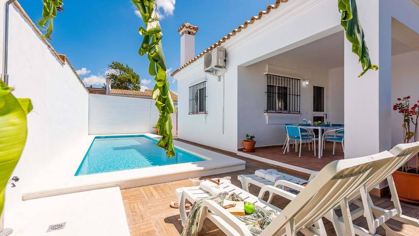 Chalet para 4 personas, con Piscina en Fuente del Gallo