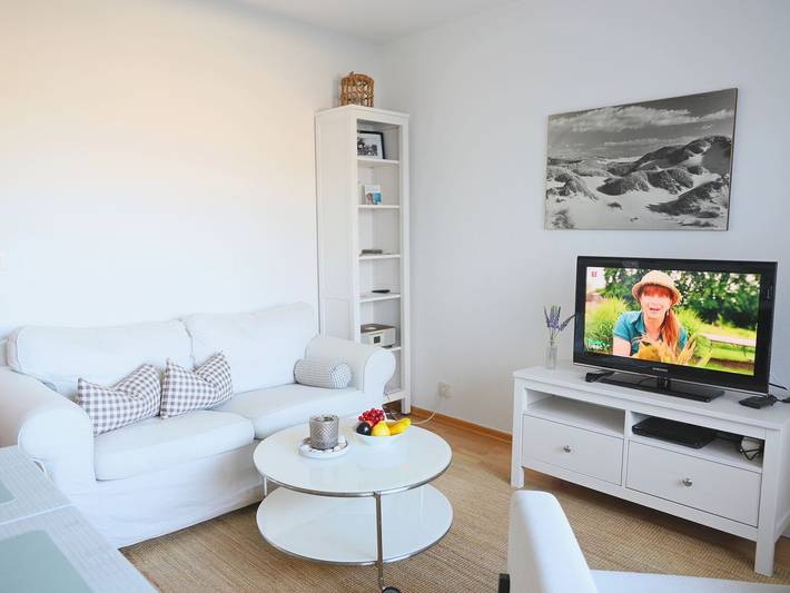 Ganze Wohnung, Modernes 2-Zimmer-Appartement mit Balkon und Wellnessbereich in Westerland in Westerland, Sylt (Gemeinde)