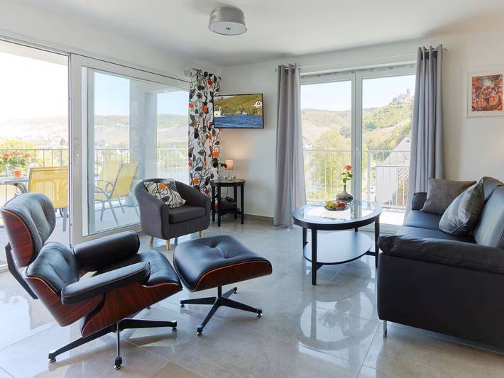 Ferienwohnung für 4 Personen, mit Balkon und Balkon/Terrasse an der Mosel - 2