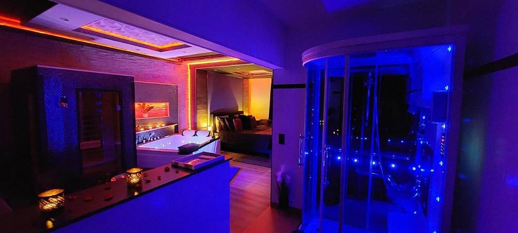 Chambre d’hôte pour 2 personnes, avec vue et sauna