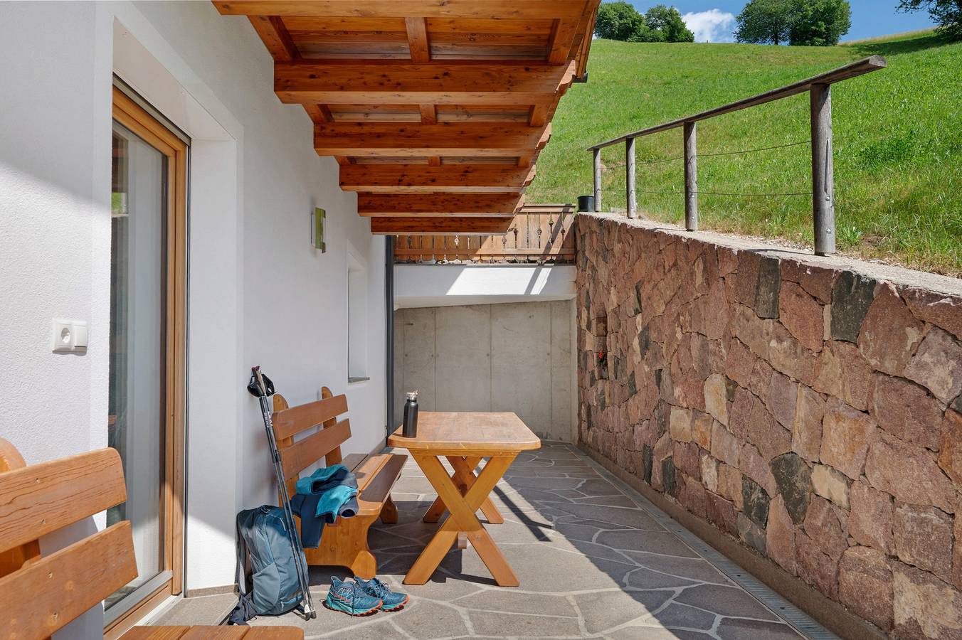 Ganze Wohnung, Ferienwohnung 'Schlern' mit Bergblick, privater Terrasse und Wi-Fi in Ums, Völs am Schlern