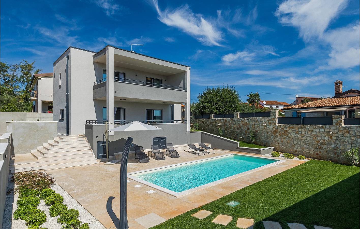 Ferienhaus für 6 Personen mit Pool in Tar-Vabriga, Novigrad