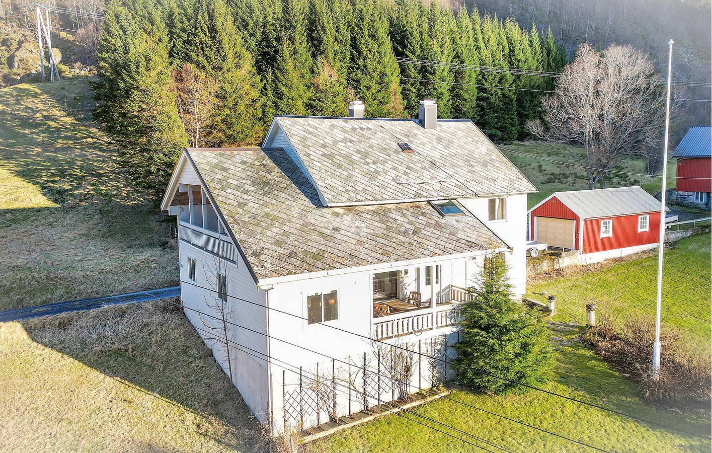 Ferienhaus für 9 Personen mit Garten in Selje
