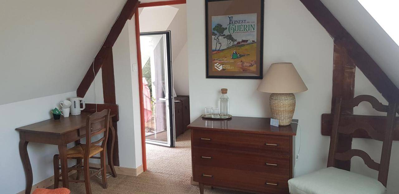 Double or Twin Room with Garden View in Binic, Côte de Goëlo