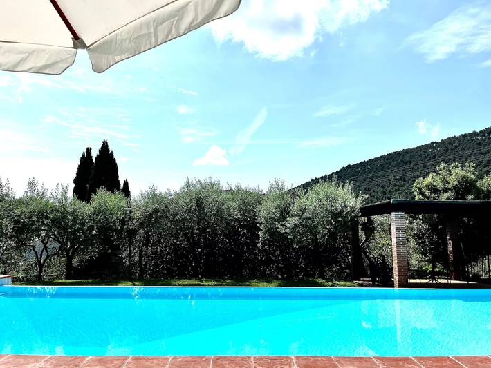 Hel enrumslägenhet, Studio Apartment 'Il Nido Di Delia' with Shared Pool, Private Terrace and Wi-Fi in Buti, Pisa provins