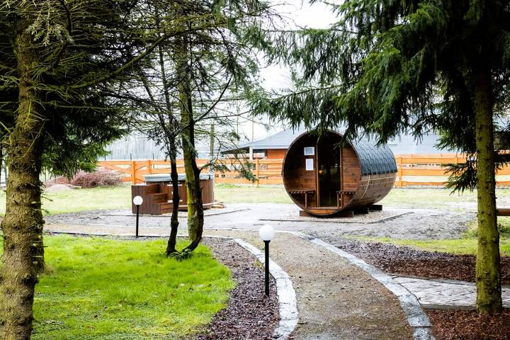 Chata z bali dla 8 osób z sauna in Wielkopolska