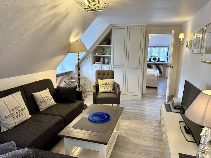 Ganze Wohnung, Gemütliche 3-Zimmer Ferienwohnung für 4 Personen, strandnah in Westerland in Westerland, Sylt (Gemeinde)