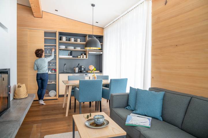 Hütte für 4 Personen, mit Sauna und Balkon, mit Haustier in Silvretta Montafon