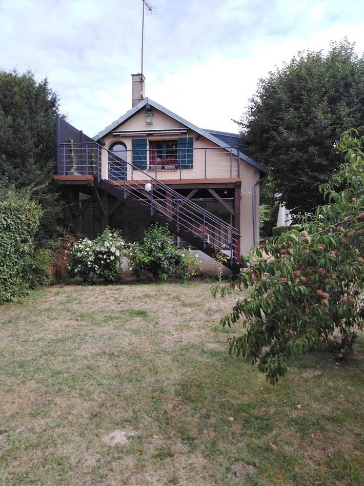 Appartement de vacances pour 2 personnes, avec Balcon et Terrasse ainsi que Jardin et Vue