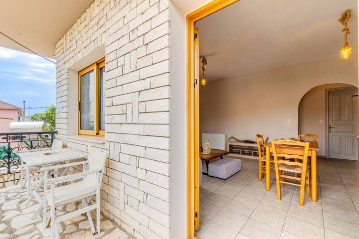 Appartement de vacances pour 3 personnes, avec Balcon ainsi que Terrasse et Vue