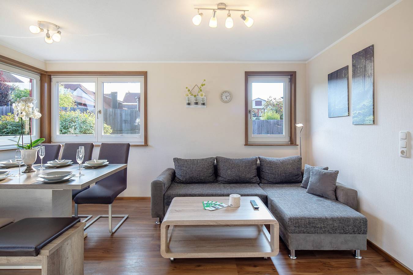 Maison de vacances 'Ferienhaus Blau' avec terrasse privée, jardin privé et Wi-Fi in Hörselberg-Hainich, Hainich