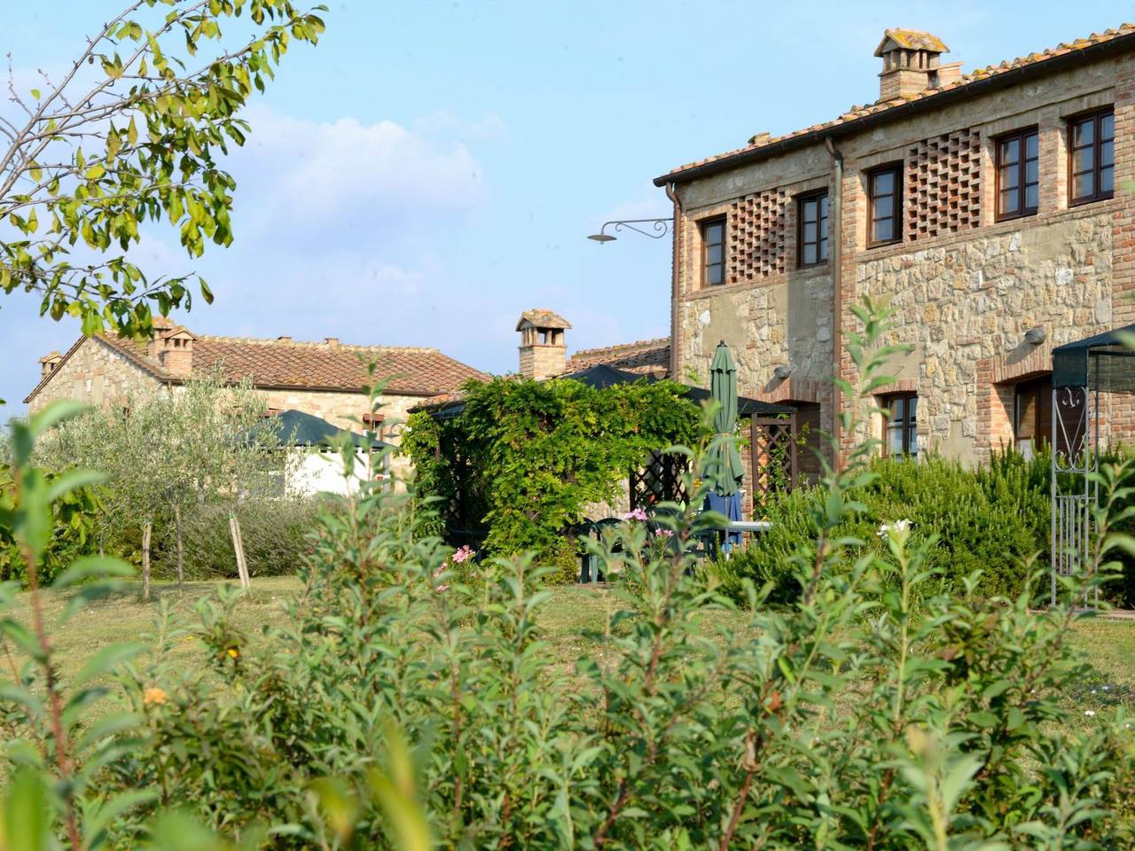 Ganze Wohnung, Beccanella' Wohnung mit Gemeinschaftspool in Asciano, Siena Provinz