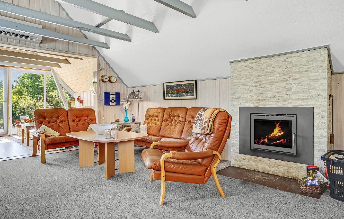 Ferienhaus für 4 Personen mit Terrasse in Selkær Mølle, Glesborg