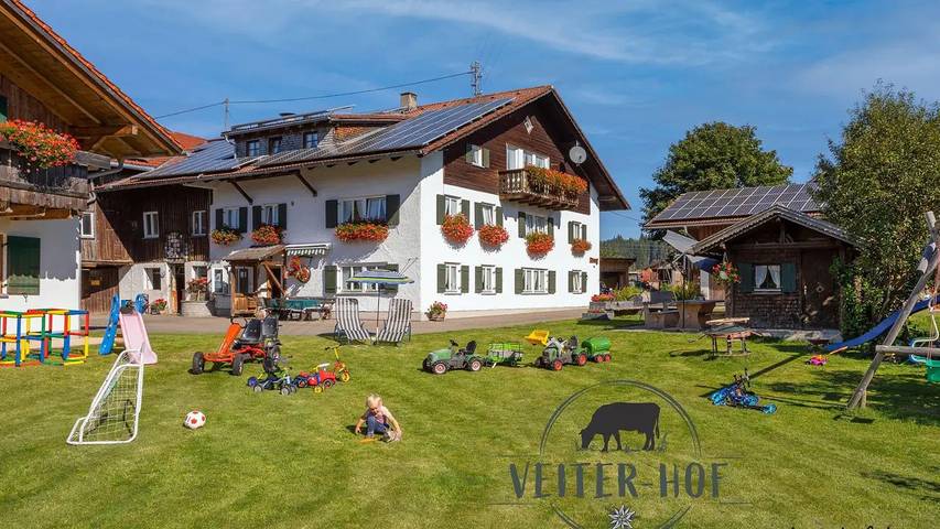 Bauernhof für 4 Personen, mit Balkon und Garten, mit Haustier in Nesselwang - 2