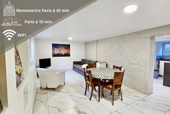 Appartement de vacances pour 2 personnes, avec Vue à Noisy-le-Sec