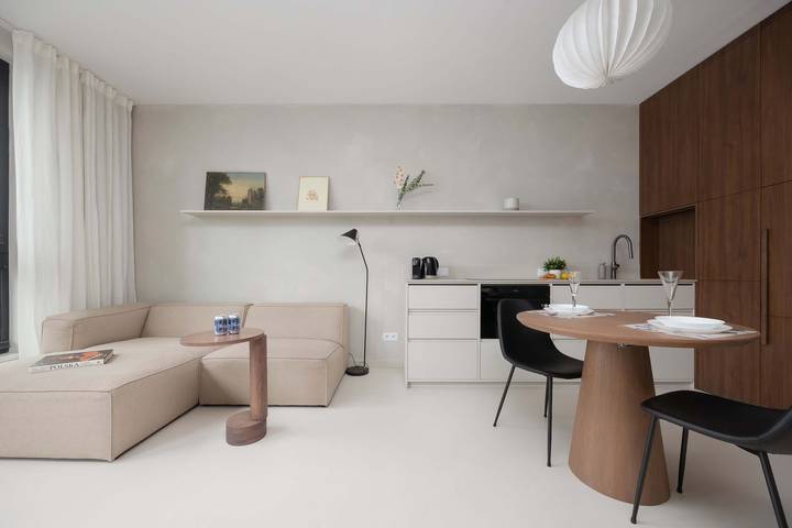 Studio dla 2 osób, z balkon/ taras, Dla rodziny w Warszawa