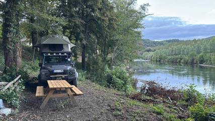 Tente pour 2 personnes, avec jardin et vue ainsi que terrasse et piscine, animaux acceptés dans Haute-Garonne
