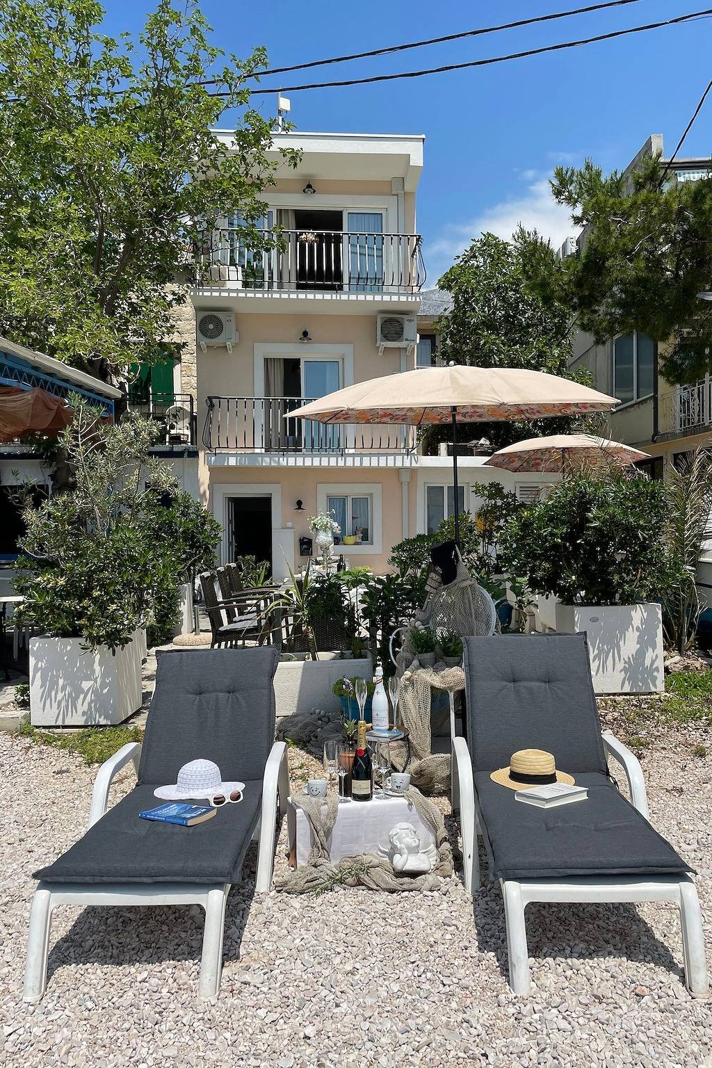 Maison de trois chambres prés de la plage Bratus, Makarska K-25055 in Promajna, Makarska riviera