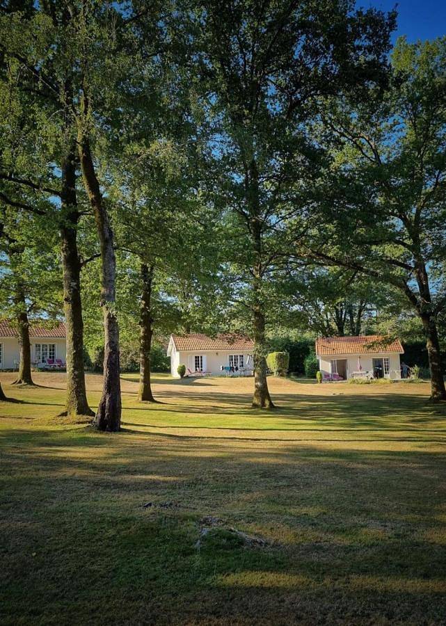 Location de vacances pour 4 personnes, avec vue et piscine ainsi que vue sur le lac et jardin à Saint-Saud-Lacoussière - 2