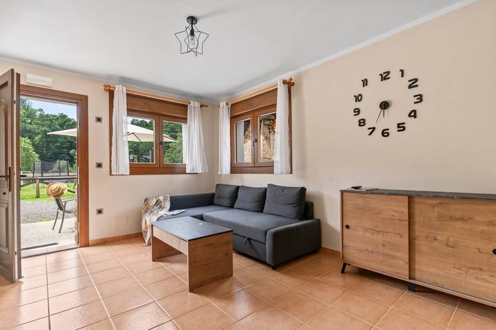 Casa rural con piscina para 4 personas, con Jardín en 