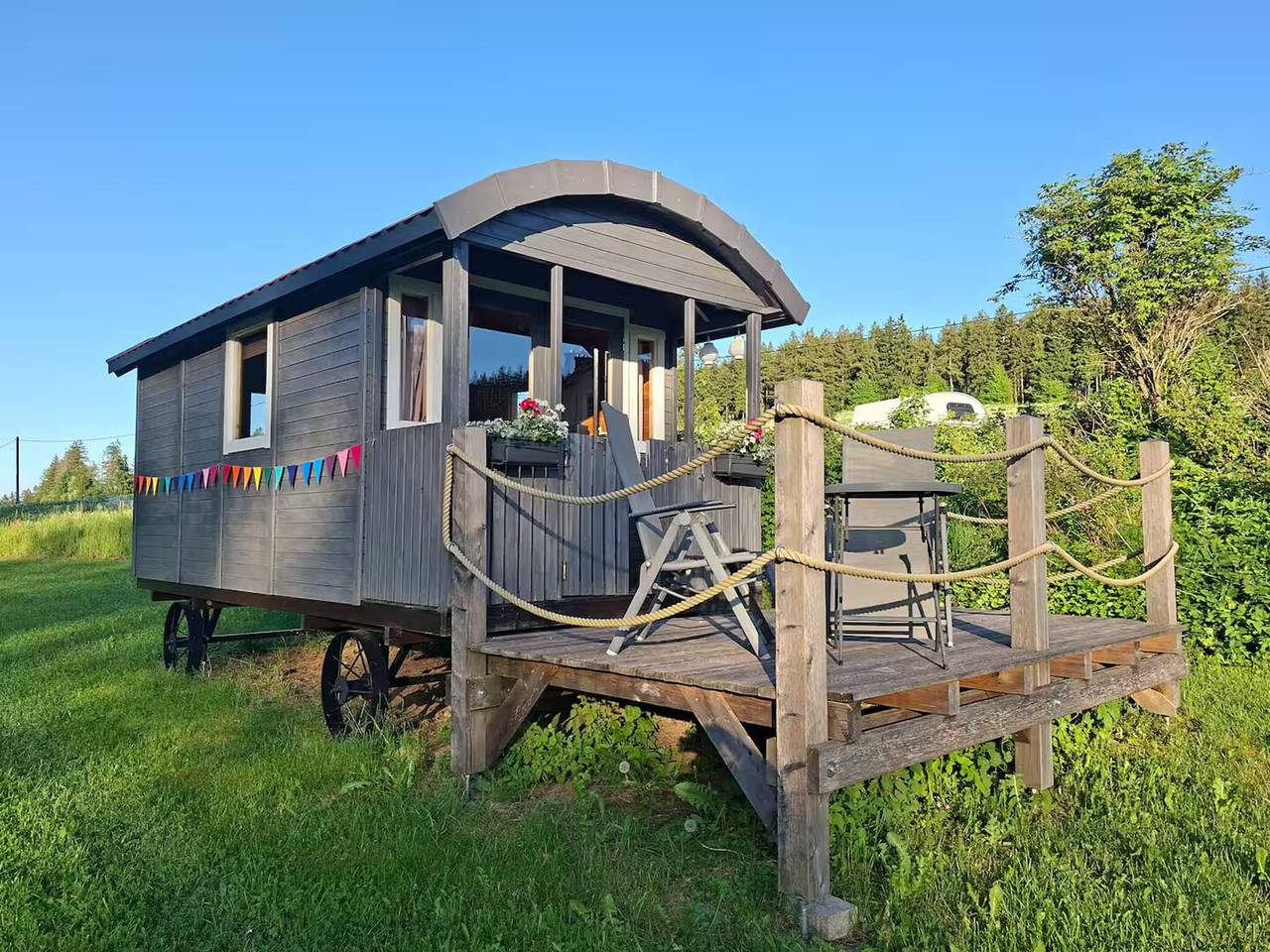 Ganze Ferienwohnung, Schäferwagen Weidetraum - Schäferwagen in Naila, Landkreis Hof