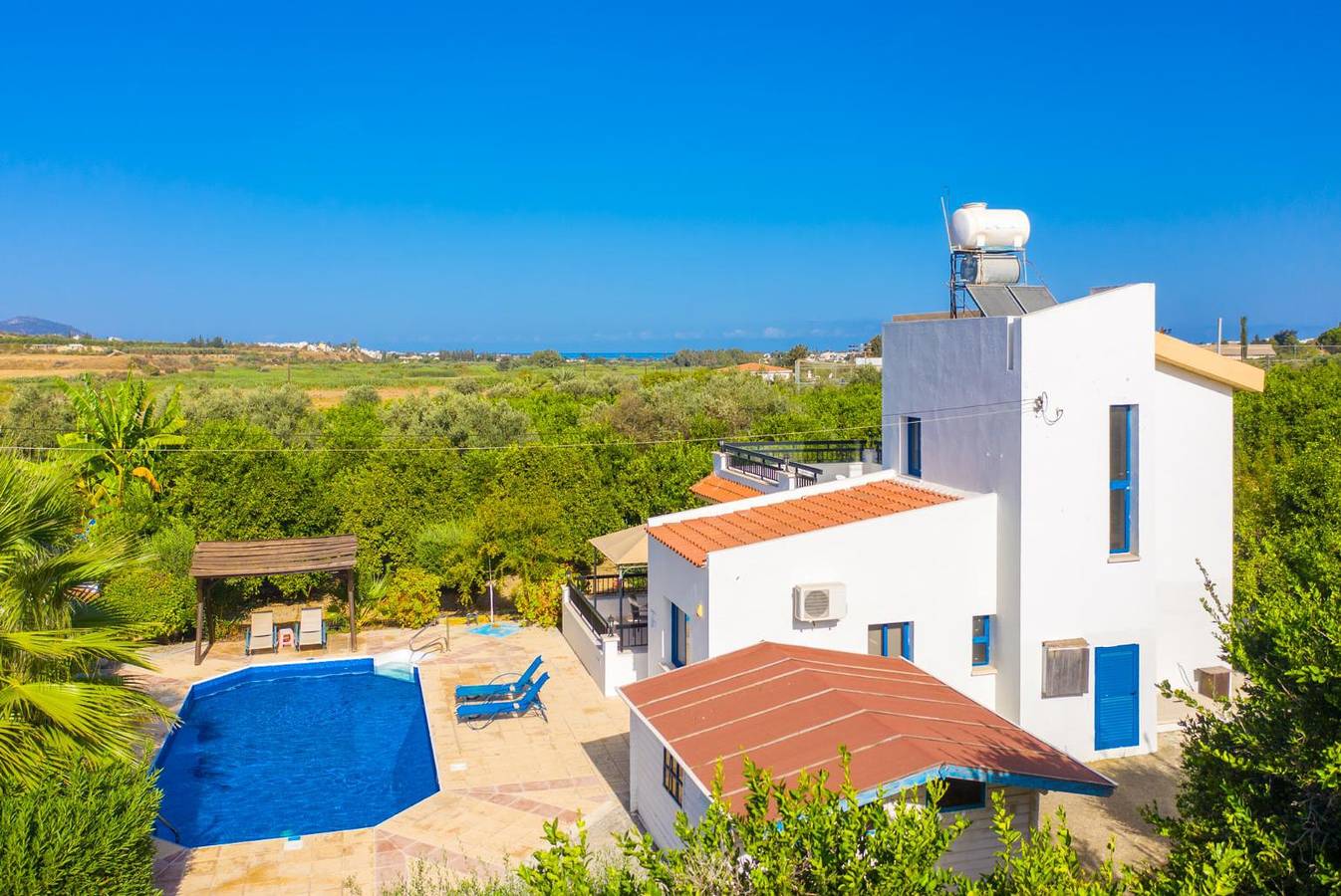 Villa für 4 Personen mit Terrasse in Πόλις Χρυσοχούς, Südzypern