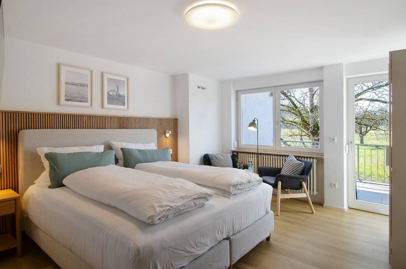 Zimmer 'Bodman' mit privaten Balkon, gemeinsamer Terrasse und Wi-Fi in Salem, Region Bodensee-Oberschwaben