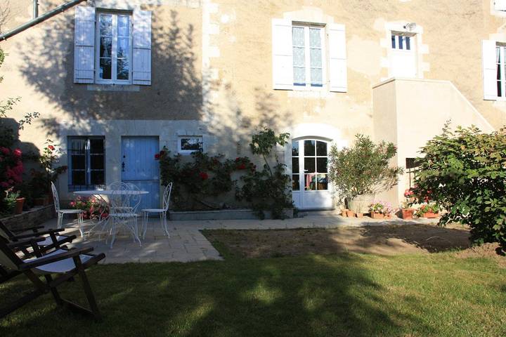 Chambre d’hôte pour 4 personnes, avec jardin à Rochefort-sur-Loire