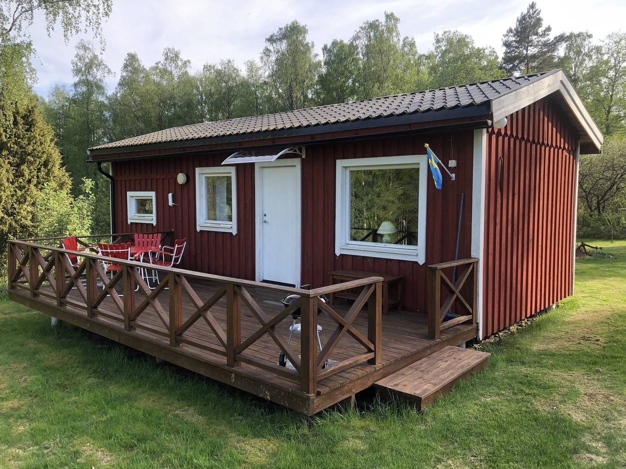 Schönes Ferienhaus am See mit Boot in Dalsland