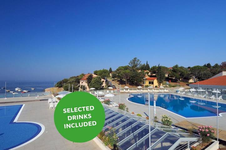 Resort per 5 persone, con piscina per bambini e giardino nonché piscina e panorama, con animali domestici in Istria