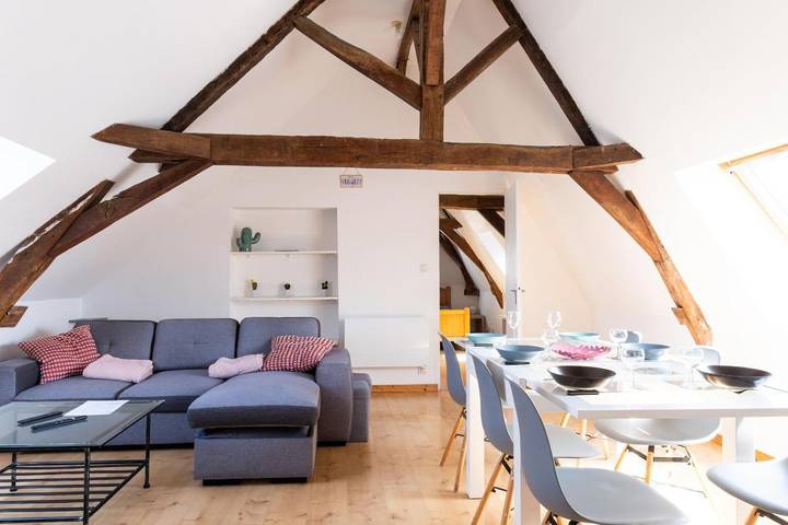 Gîte pour 6 personnes, avec Vue à Candé