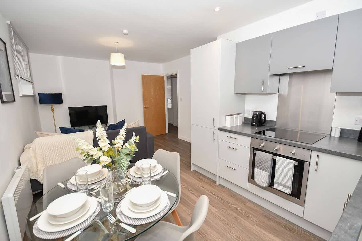 Entire apartment, Central Wigan Contemporary 2 Bedroom Apartment in Wigan, Greater Manchester