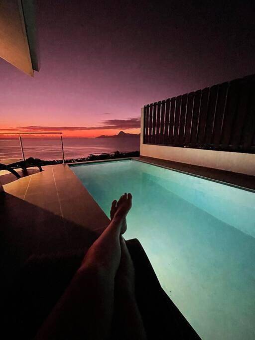 Villa pour 6 personnes, avec jardin ainsi que vue et piscine dans Tahiti