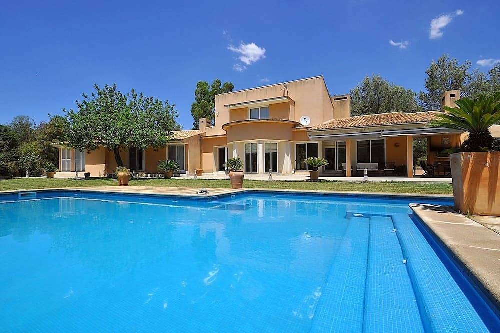 Villa con piscina y pista de tenis privada ideal para familias.  - Wifi Gratis in Bunyola, Mallorca Westen