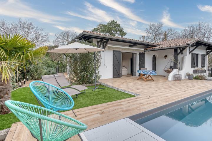Maison de vacances pour 8 personnes, avec Balcon et Jardin au Bassin d'Arcachon