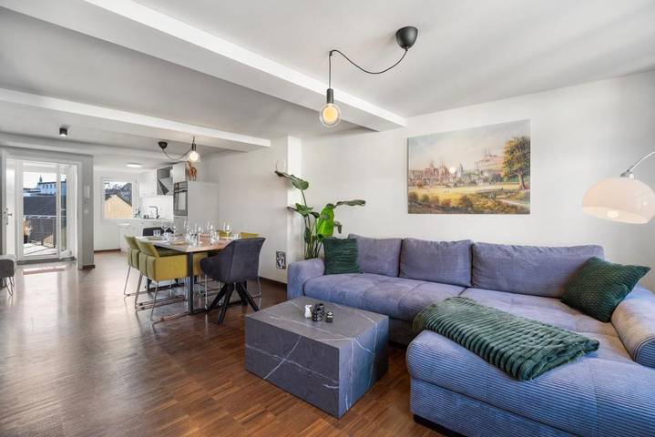 Ferienwohnung für 6 Personen, mit Balkon und Ausblick in Weihnachtsmarkt Erfurt - 4